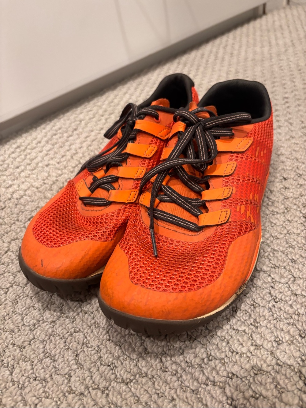 Merrell Orange Athletic Lace-Up Trail Shoes